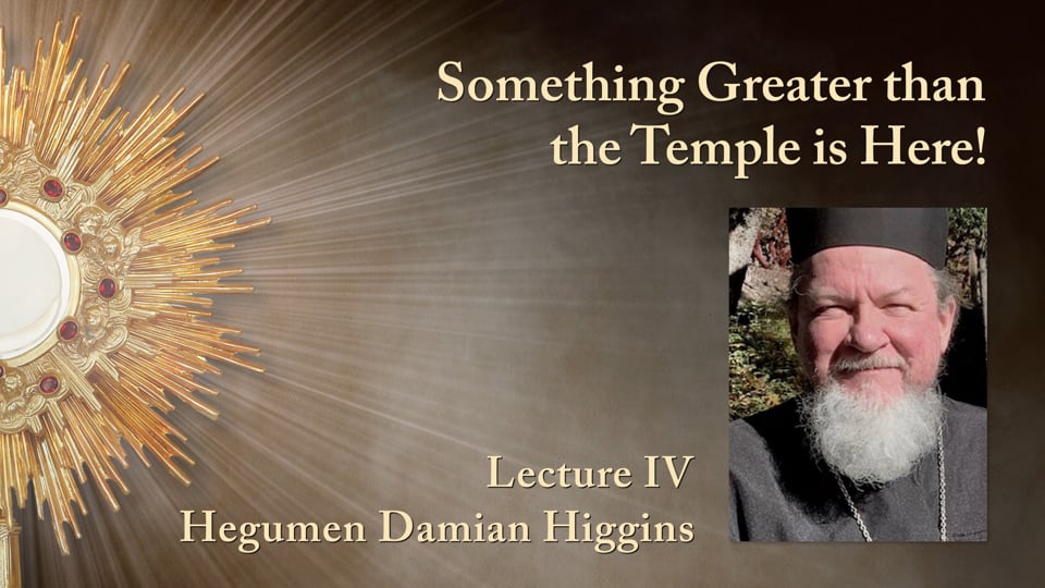 Abbot Damian at the Sacred Liturgy Conference