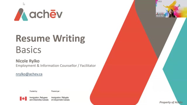 Resume Writing Basic