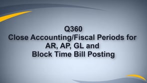 Close Accounting Periods