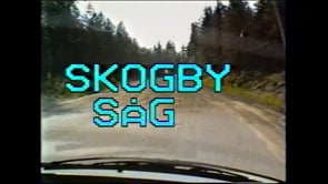 Sista stocken från Skogby såg 1987