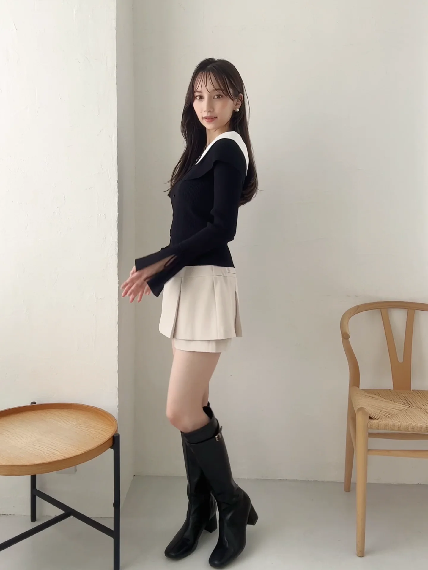 2WAYシャツドッキングニットトップス｜ダズリン（dazzlin）公式