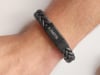 Flettet armbånd med navn - Wide Braid