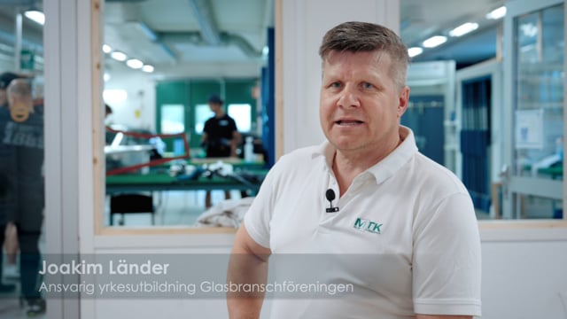 Informationsfilm om Glasbranschföreningens lärlingsvecka