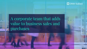 A Corporate team that adds value to business sales and purchases