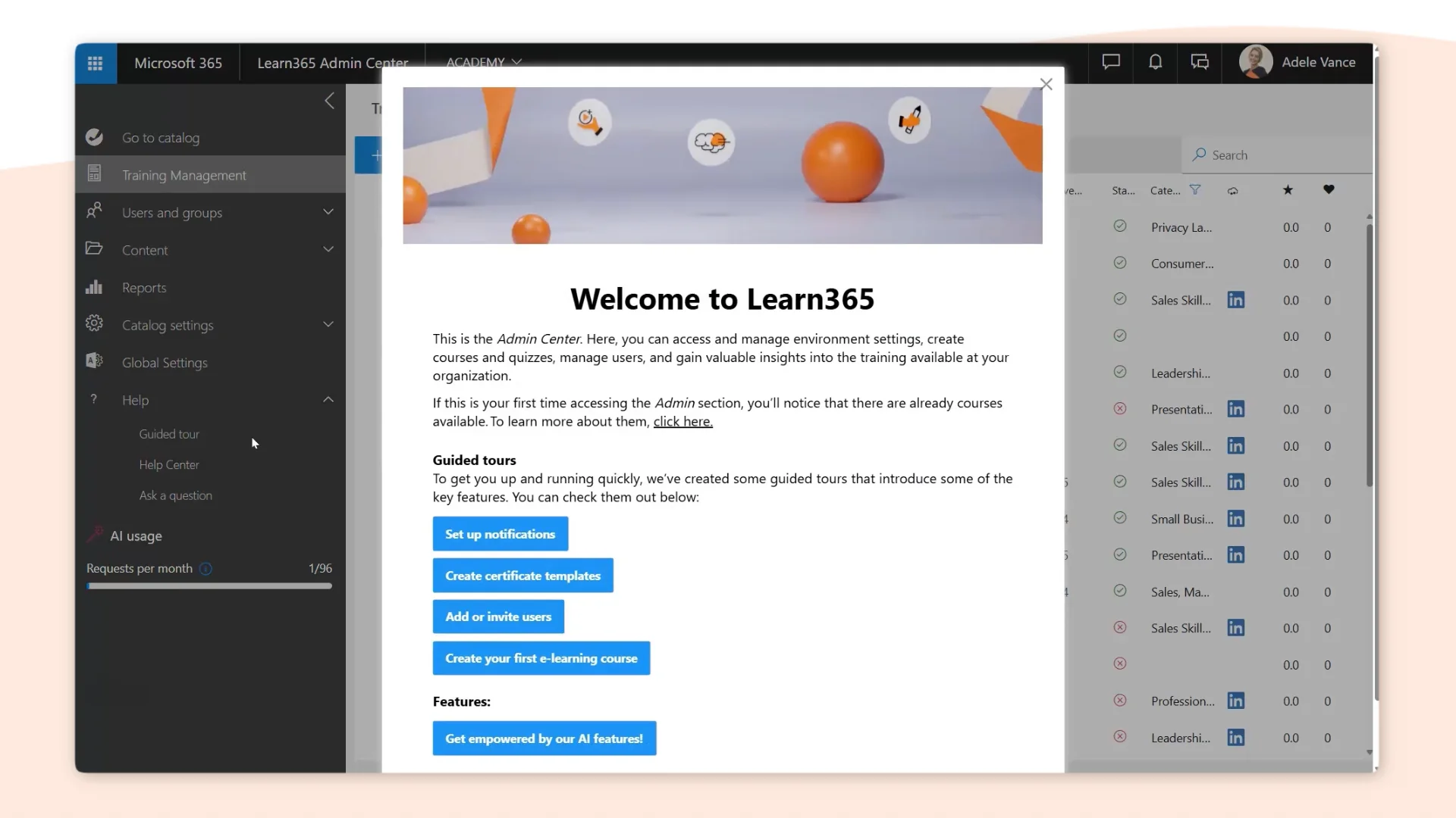 Introduction to Learn365 – Help Center
