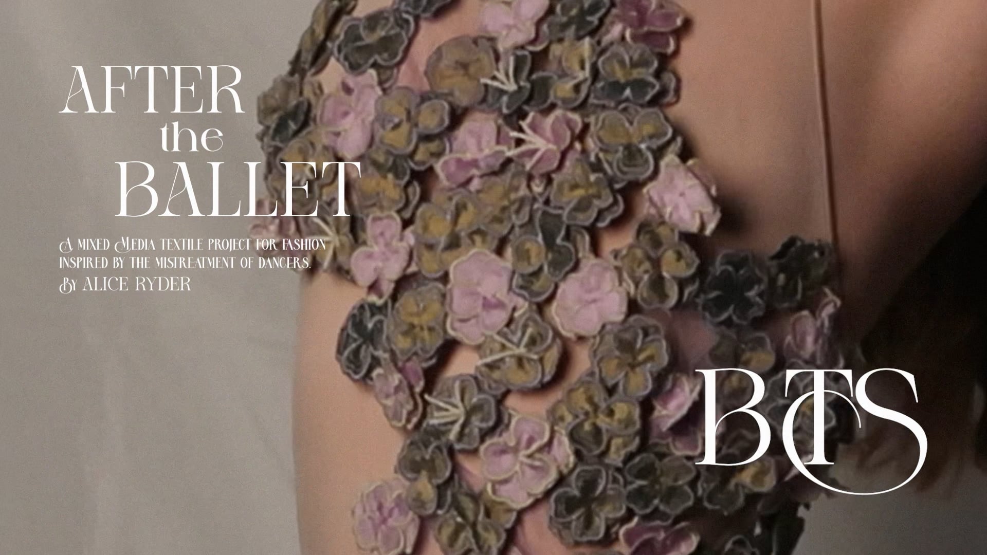 Alice Ryder, BA (Hons) Textiles