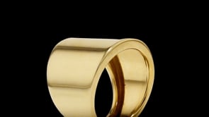 Italian 14kt Yellow Gold Wide Polished Ring