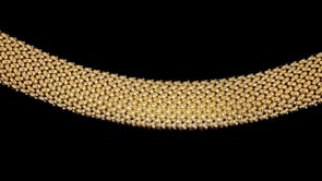 Italian 14kt Yellow Gold Wide Riso-Link Bracelet
