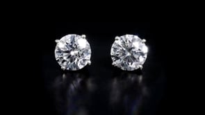 4.00 ct. t.w. Lab-Grown Diamond Stud Earrings in Platinum