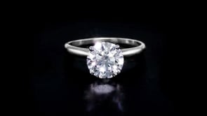 2.00 Carat Lab-Grown Diamond Solitaire Ring in Platinum