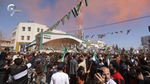 لقطات من احتفالية الذكرى الرابعة عشر للثورة السورية في مدينة إدلب