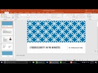 Cyber Security: intro