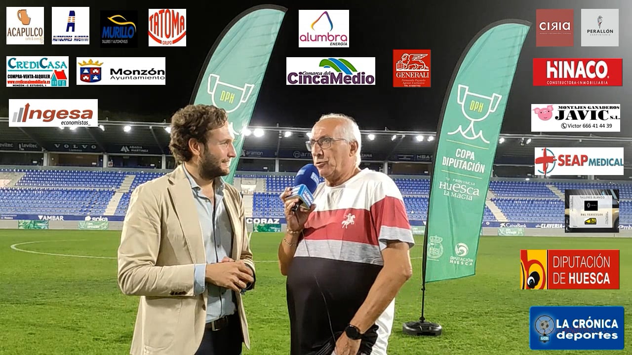 FINAL COPA  DIPUTACIÓN  PROVINCIAL DE HUESCA   HUESCA B 2-0 CDJ TAMARITE   ISAAC  CLAVER ( PRESIDENTE DIPUTACIÓN PROVINCIAL DE HUESCA )