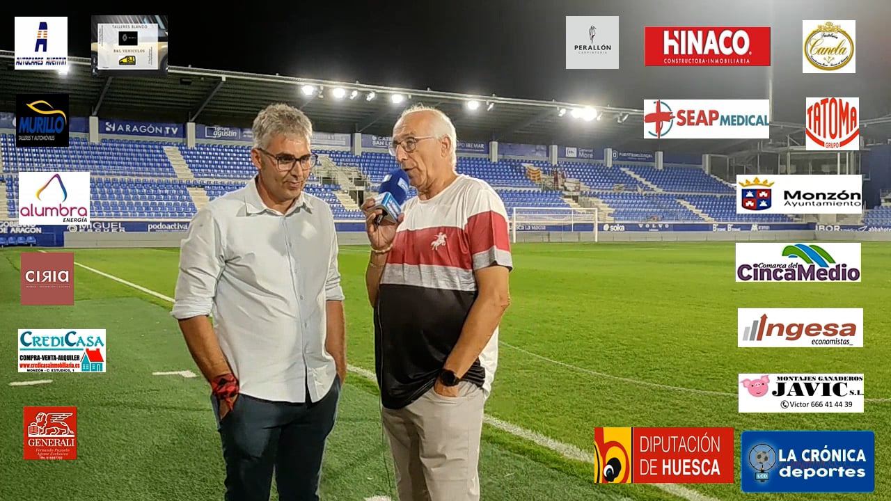 FINAL COPA DIPUTACIÓN PROVINCIAL DE HUESCA   HUESCA B 2-0 CDJ TAMARITE  JUAN CARLOS FLORENCES ( PRESIDENTE CDJ TAMARITE )