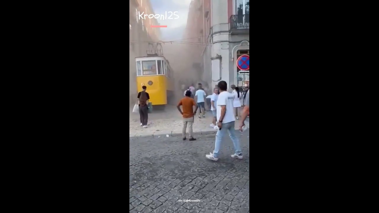 Trenutek po katastrofi v Lizboni. 