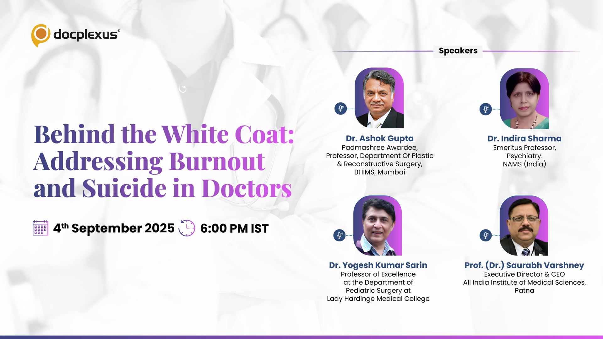 Behind the White Coat: Addressing Burnout and Suicide in Doctors