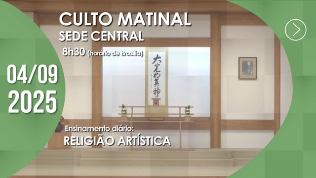 Capa do vídeo “Culto Matinal | Sede Central - 04/09/2025”