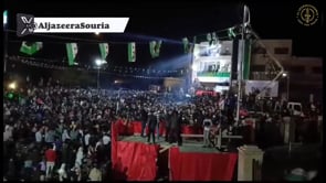 لقطات من احتفالية الذكرى الرابعة عشر للثورة السورية في مدينة دير الزور