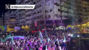 لقطات من احتفالية الذكرى الرابعة عشر للثورة السورية في مدينة اللاذقية