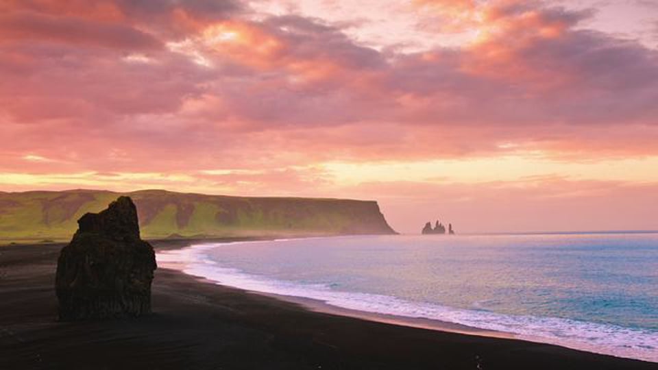 Słońce o północy | Islandia-4K