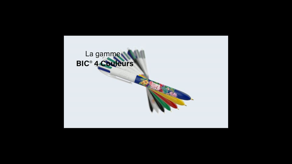 STYLO 4 COULEURS PUBLICITAIRE BIC® 'CLASSIQUE'