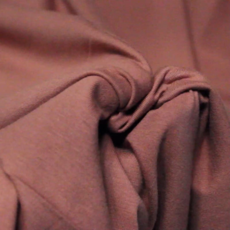 Vidéo: Jersey 100% coton - Vieux rose