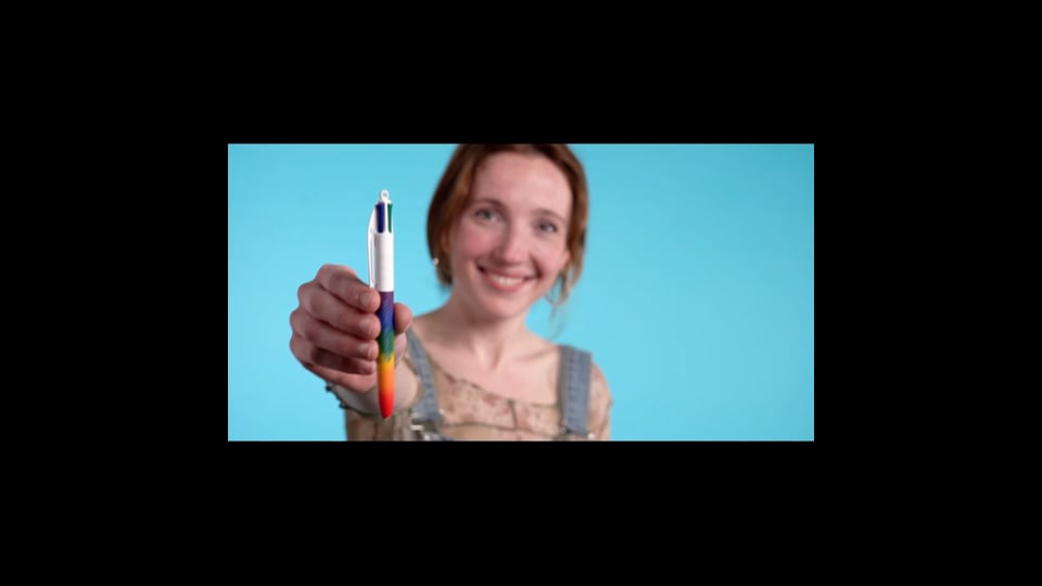 BIC 4 COULEURS PERSONNALISABLE 'RAINBOW'