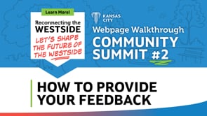 Community Summit #2 Webpage Walkthrough