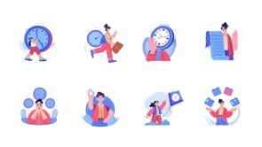 Animated Time Management, a Finance Illustration by Creative Stall (Thumbnail 5 of 5)