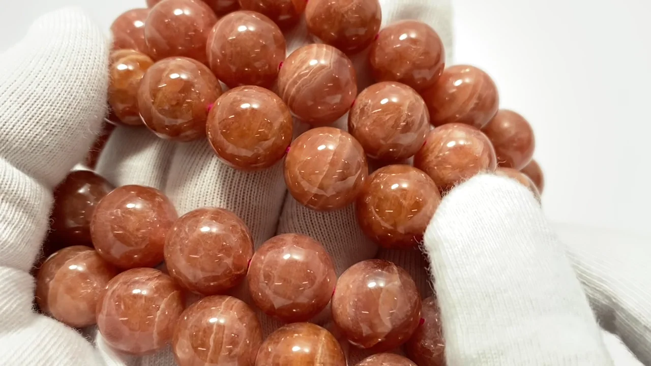 動画】アルゼンチン産インカローズAA++ ラウンド12mm 1連(ブレス