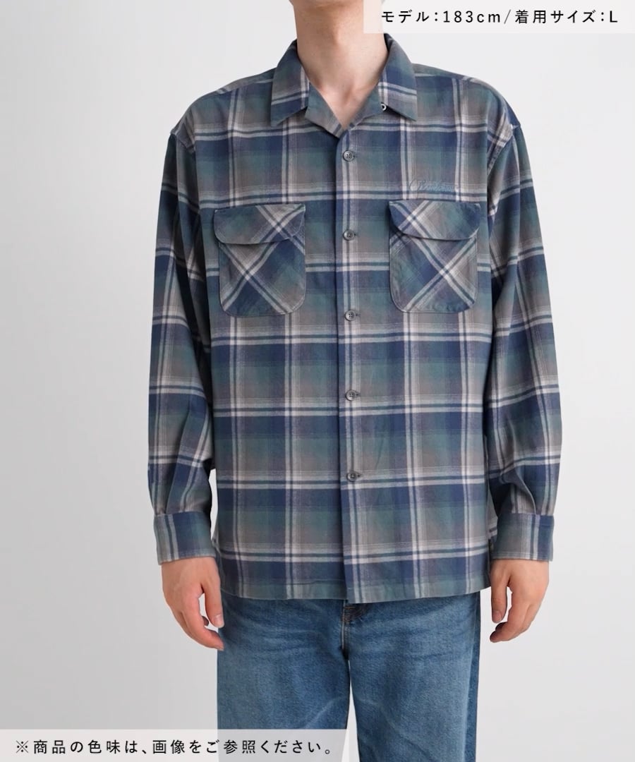 PENDLETON(ペンドルトン)】別注オープンカラーチェックシャツ