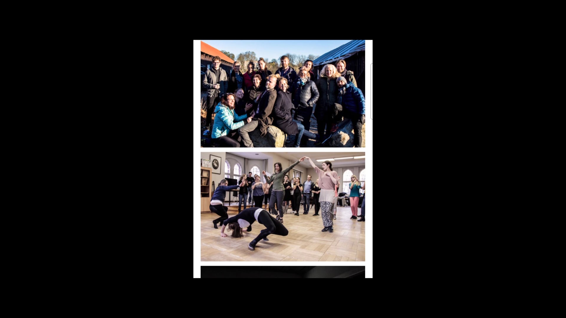 Masterclasses for actors & directors since 2006