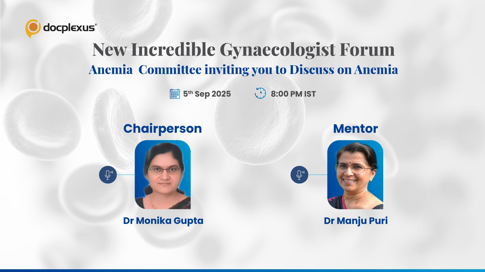 NIGF Anemia Committee Invites You to Discuss on Anemia