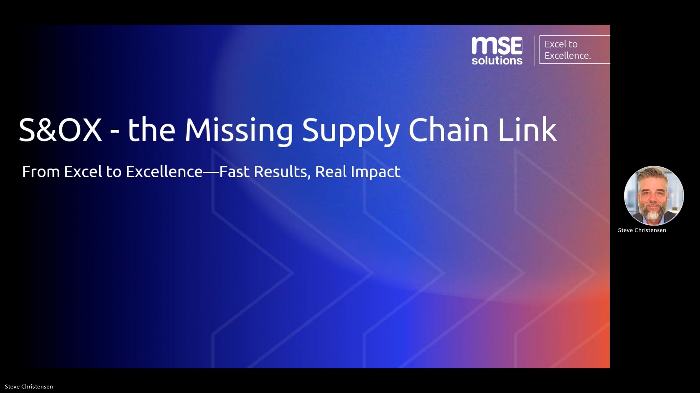 S&OX - The Missing Supply Chain Link | Videos & Movies on Vimeo