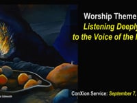 Worship for September 7, 2025
