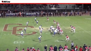 Is the defender punching the ball out or punching the player.  Unnecessary Roughness or Flagrant Actions
