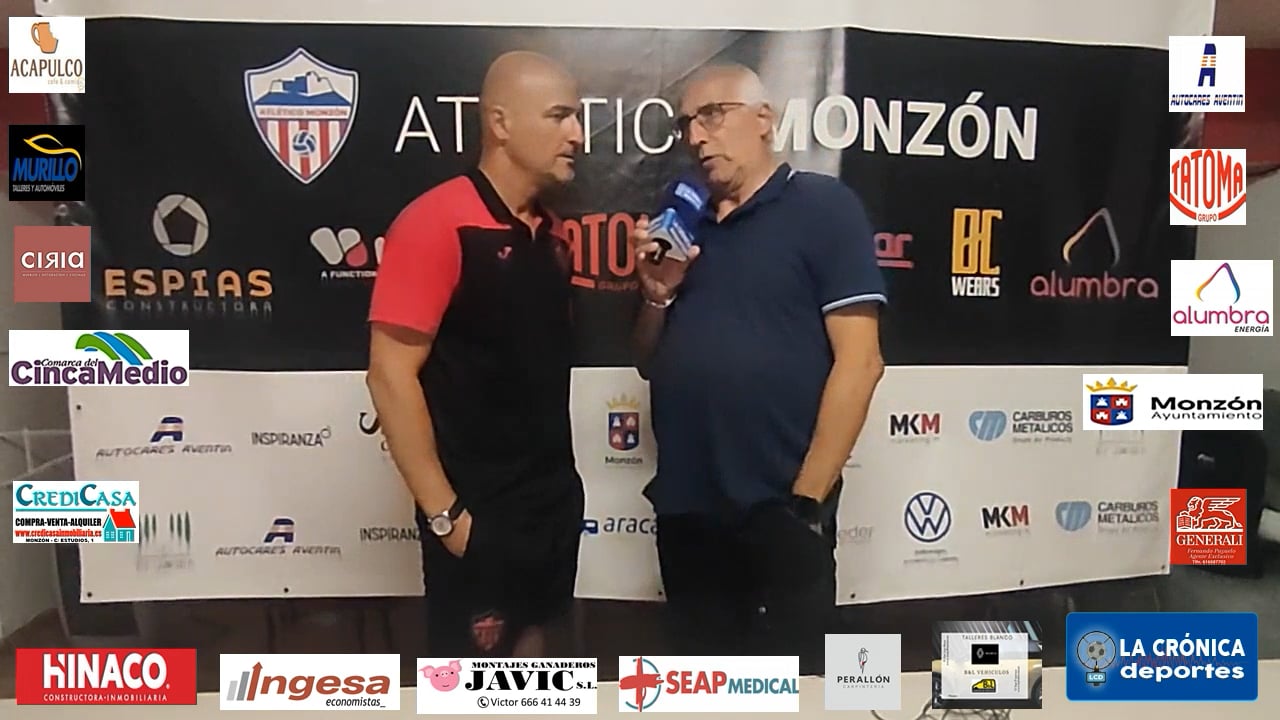 ISMAEL MARIANI (Entrenador Monzón) At Monzón Alumbra 2-1 Huesca B / J 1 / 3ª RFEF / 2025-26