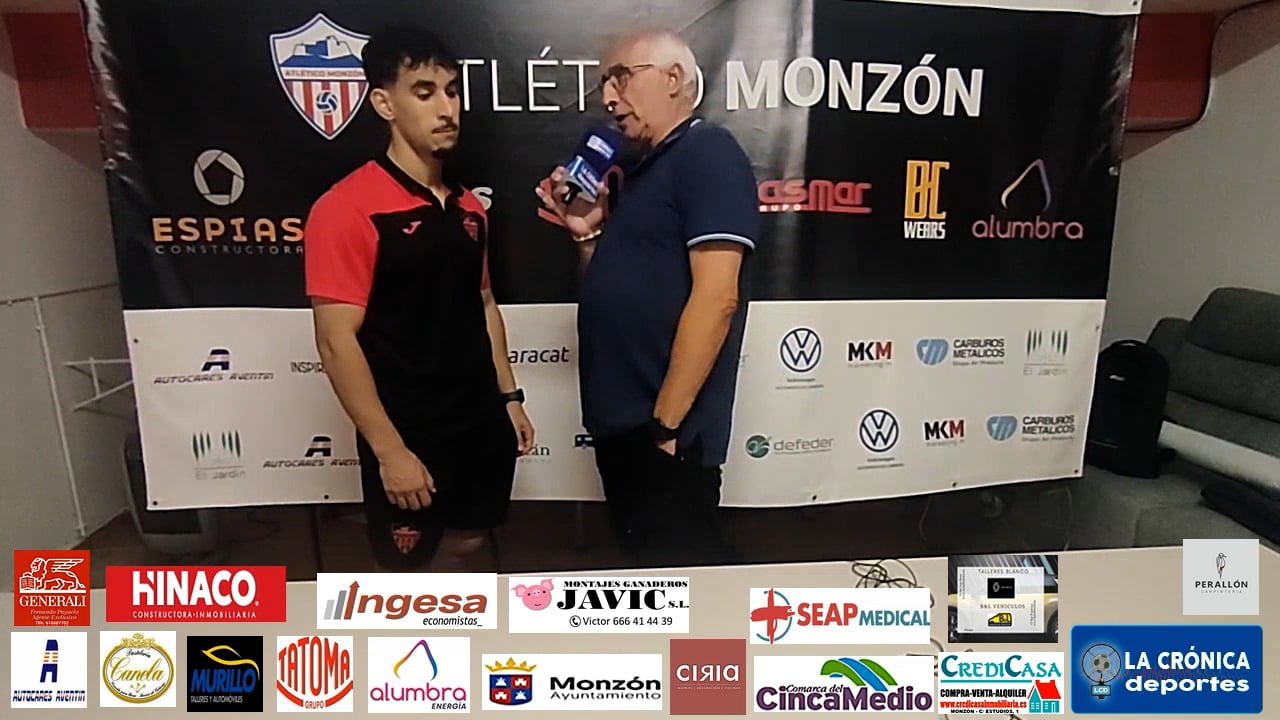MOHA  ABOUHAFS (Jugador Monzón) At Monzón Alumbra  2-1 Huesca B / J 1 / 3ª RFEF /2025-26