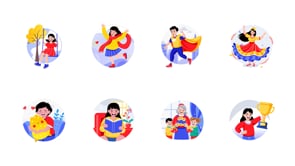 Animated Happy People Illustration, a Person Illustration by Brickclay (Thumbnail 4 of 4)