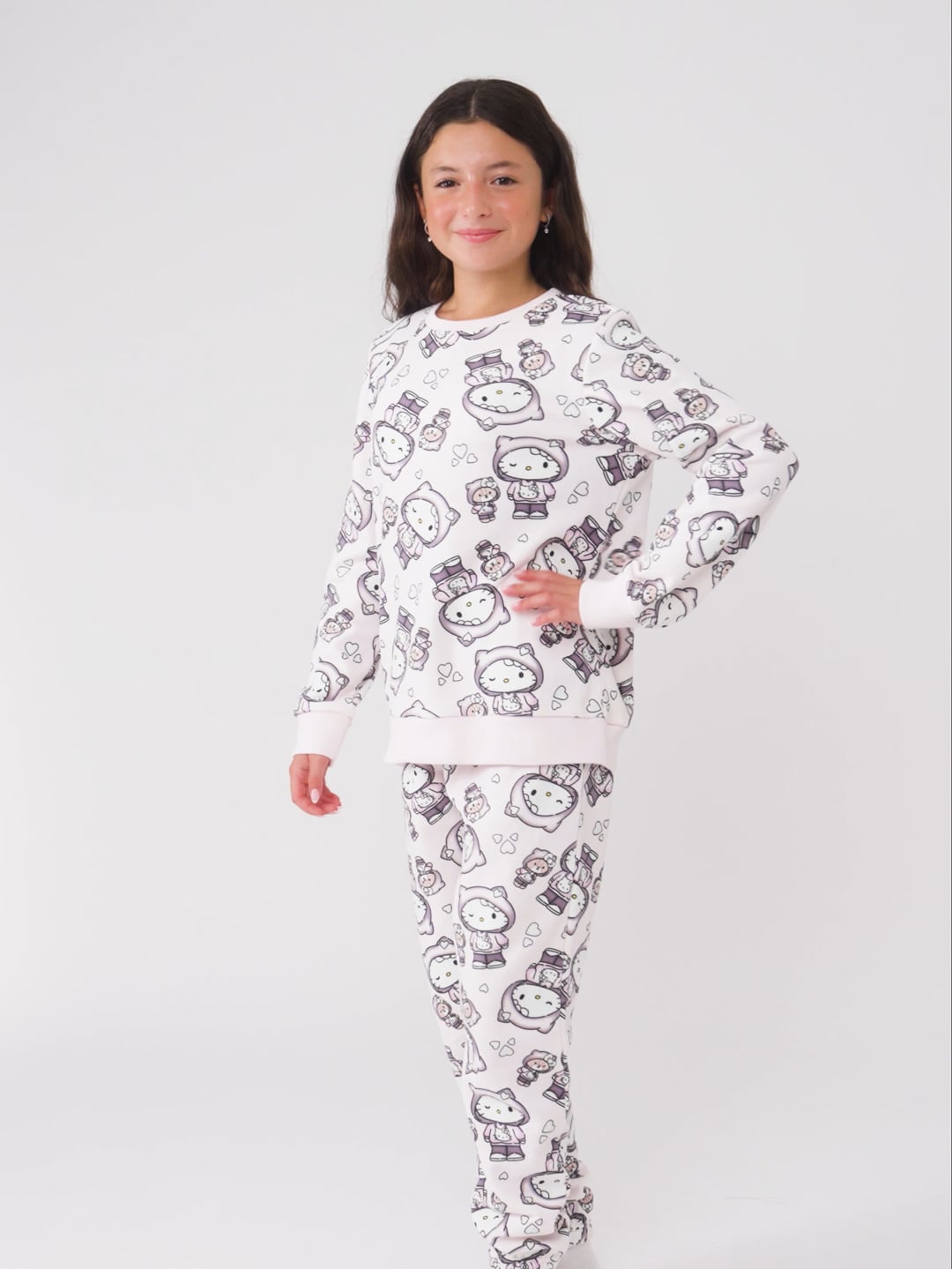 סט פיג’מה פוטר HELLO KITTY