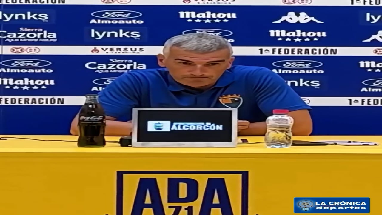 VICENTE PARRAS (Entrenador Teruel) AD Alcorcón 2-1 CD Teruel / J2 - 1ª RFEF G2 / Fuente: CD Teruel