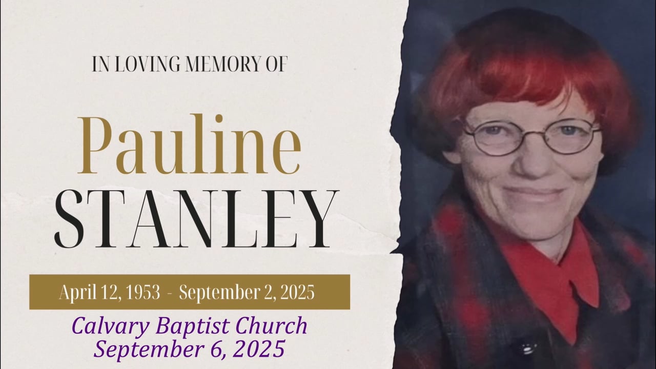 Celebration of Life Pauline Stanley