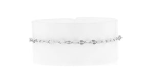 Italian Sterling Silver and 18kt Gold Over Sterling Jewelry Set: Five Chain Bracelets