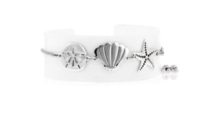 Sterling Silver Sea Life Bolo Bracelet