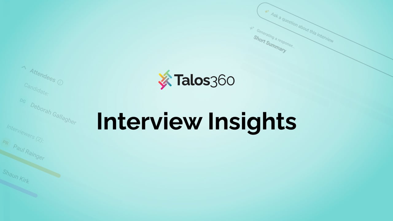 Interview Insights Overview Video