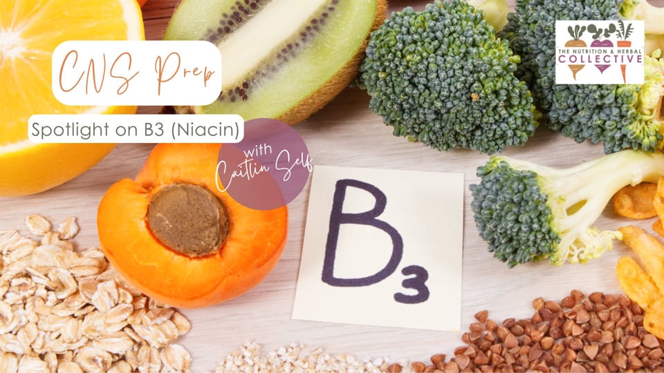 SPOTLIGHT ON VITAMIN B3 FOR THE CNS EXAM WITH CAITLIN SELF