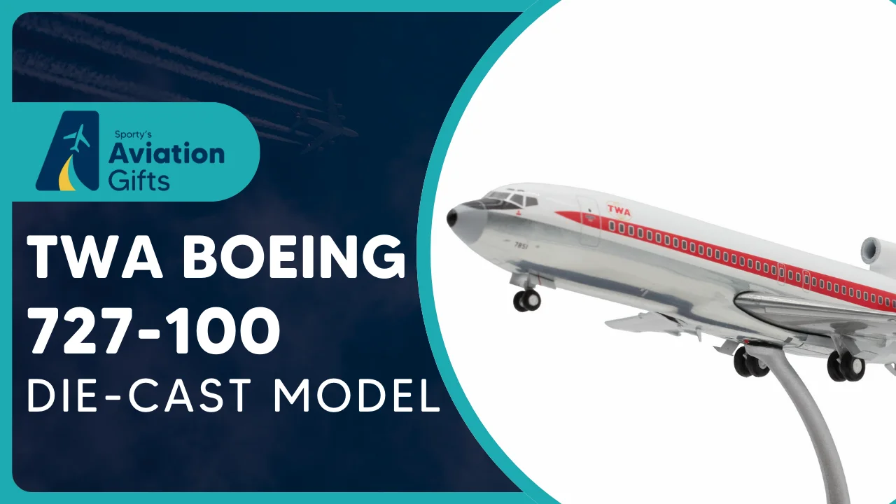 TWA Boeing 727-100 Die-Cast Model