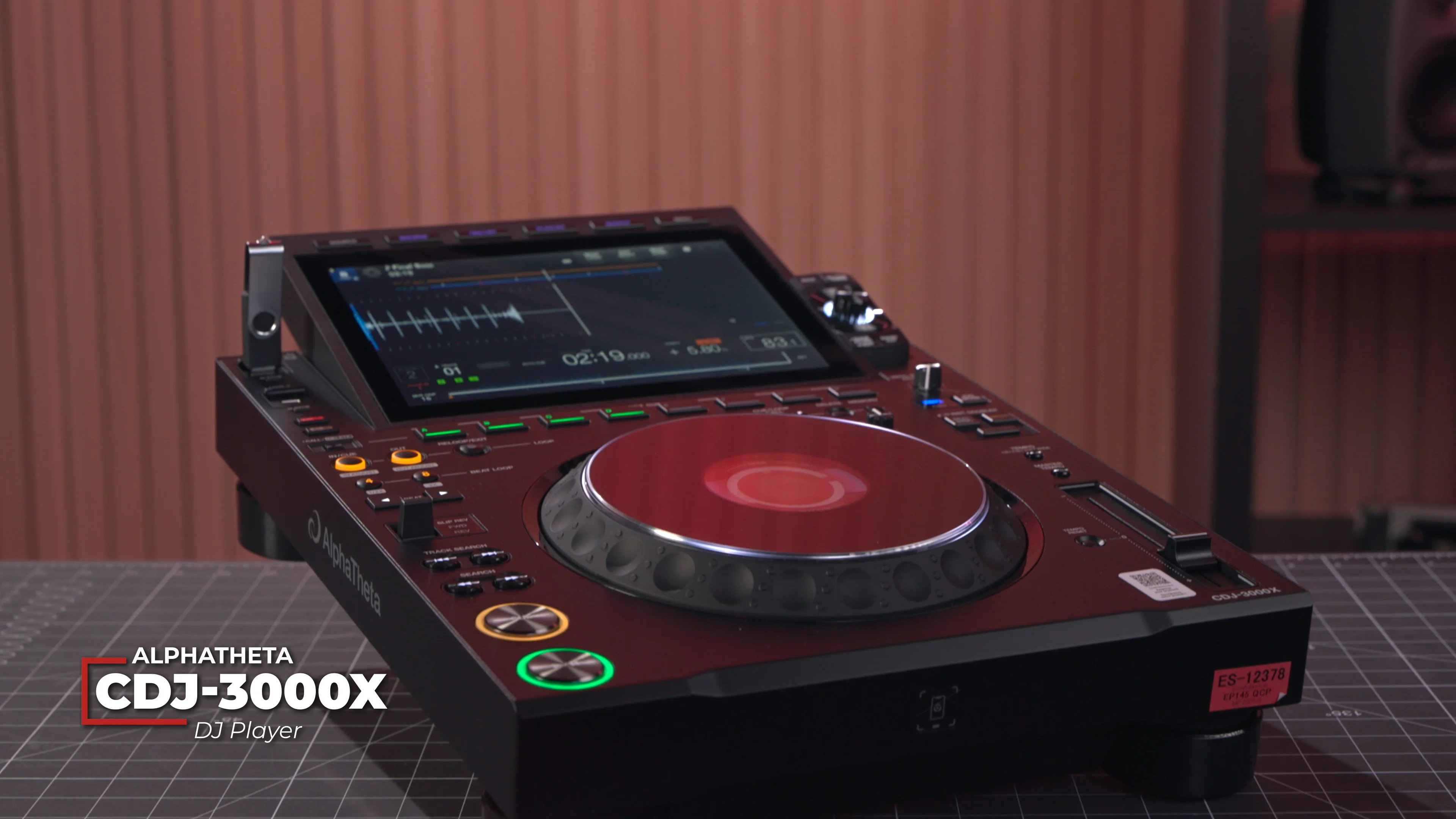 AlphaTheta CDJ-3000X High-Resolution Professional DJ CDJ-3000X