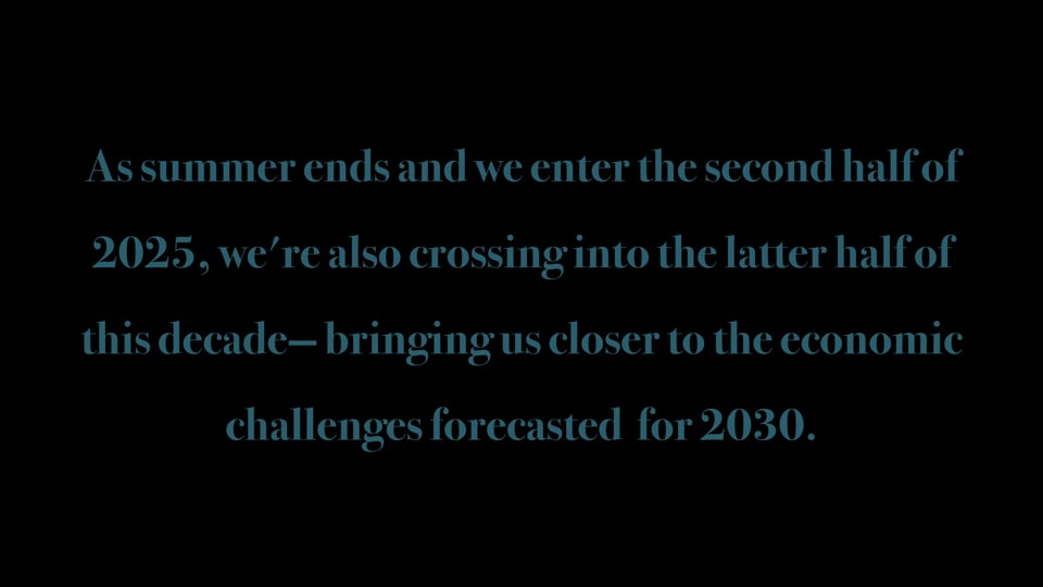 Project 2030 -- The Upcoming Great Depression