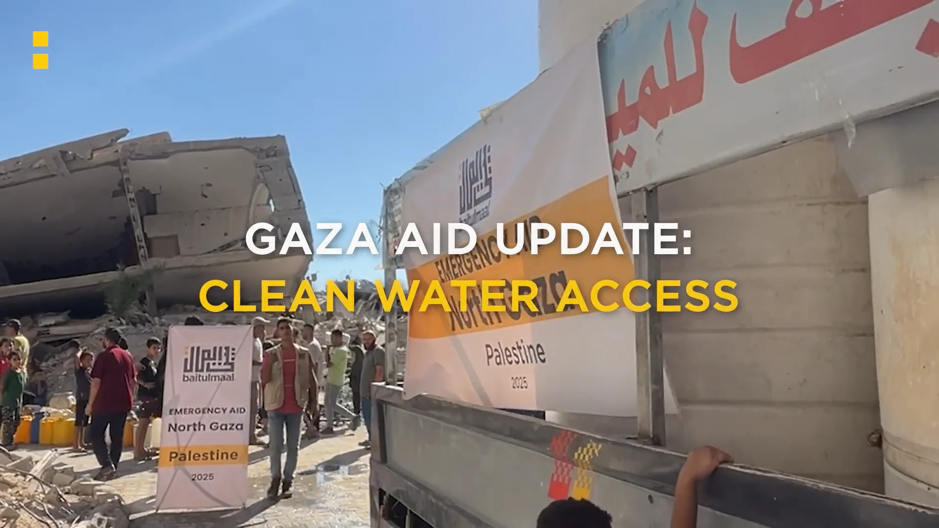 Gaza Clean Water Access | Sept 2025 Update
